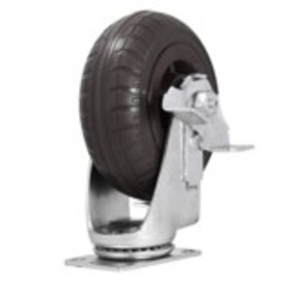 400 LB CASTER 6 INCHES EXTREME DUTY SYNTHETIC RUBBER SWIVEL BRAKE Replacement