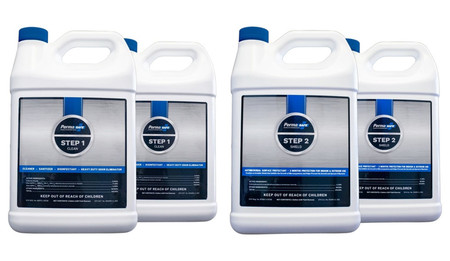 Interlight PS-123456 Combo Case 2 Gal Each of Steps 1 and 2 Replacement Cleaning Solution