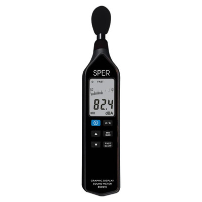 CERTIFIED GRAPHIC DISPLAY SOUND METER