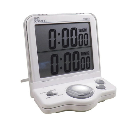 CERTIFIED LARGE DISPLAY TIMER WHITE