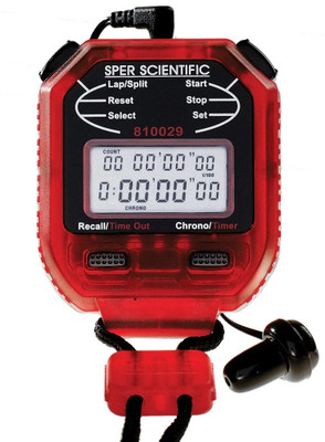 CERTIFIED OBSERV. RESEARCH STOPWATCH RED