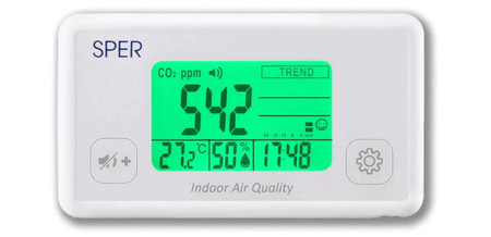 CERTIFIED INDOOR AIR QUALITY METER RH AND TEMP ONLY