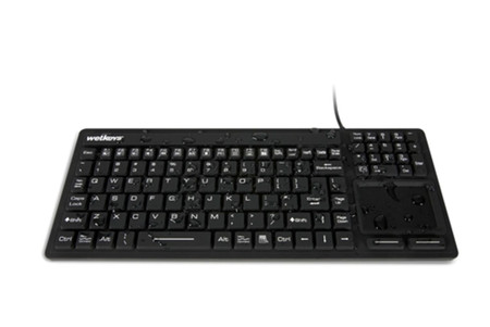 WETKEYS TOUCHPAD PLUS PROFESSIONAL GRADE RIGID SILICONE WATERPROOF KEYBOARD WITH TOUCHPAD USB BLACK Replacement