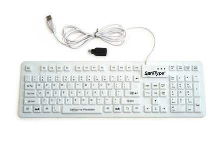 SANITYPE SOFT TOUCH COMFORT HYGIENIC KEYBOARD USB