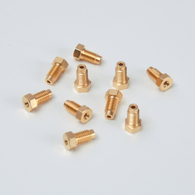 ONE FOURTH INCHES SHORT COMP. SCREW GOLD-PLATED 10 PK