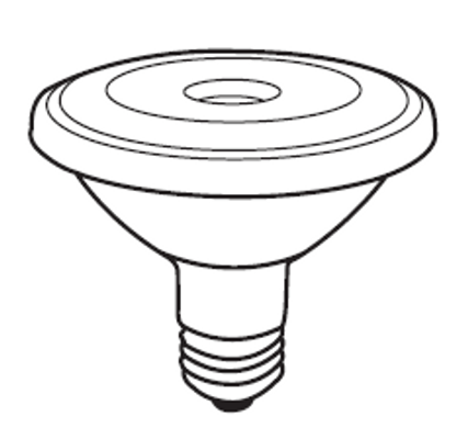 10W P30 SHORT-NECK DIMMABLE 50KFL
