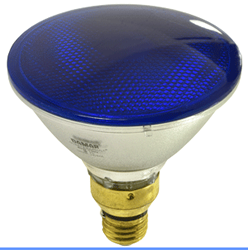 Interlight IN-0C3E9 90W PAR38 Blue Replacement Light Bulb 120V