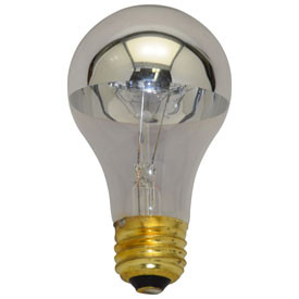 60 WATT CLEAR SILVER BOWL E26