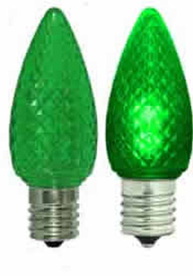 LED .35W C9 120130V GREEN E17