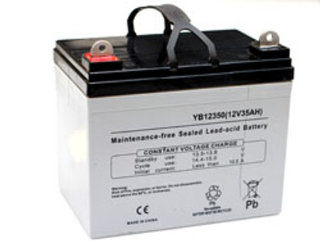 V521 WHEELCHAIR AND MOBILITY 35AH DEEP CYCLE AGM BATTERY