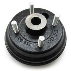REAR BRAKE DRUM / HUB - LONG BOLT FOR ELECTRIC RXV 2+2 2008 GOLF CART