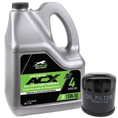 ACX 15W-50 SYNTHETIC OIL CHANGE KIT - 2018-2021 WILDCAT XX 2004-2006 650 V2
