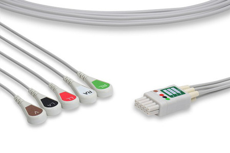 SPECTRUM ECG LEADWIRES SNAP