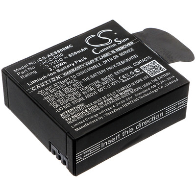 3.7V 850MAH 3.15WH BLACK 32.48 X 28.95 X 11.90MM