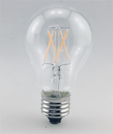 8W CLEAR DIMMABLE A19 LED SOFT WHITE Replacement