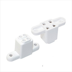 Interlight 4-Pin Lamp Socket with Surface Mounting Bracket Replacement Lamp Socket UV