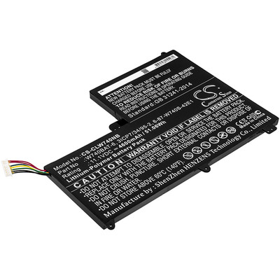 11.1V 4600MAH 51.06WH BLACK 200.12 X 154.65 X 8.00MM Replacement