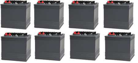 8V HOSS COMMERCIAL GOLFINDUSTRIAL FLAT BED 2 ELECTRIC GOLF C 8 PACK