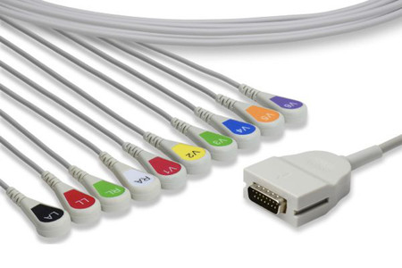 E550 DIRECT-CONNECT EKG CABLES SNAP