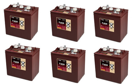 Interlight GC2 6V 210Ah Replacement Battery Deep Cycle Flooded 6 Pack 36V