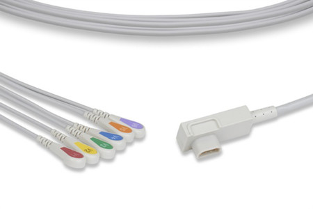 LIFEPAK 20 ECG LEADWIRES NEW STYLE SNAP