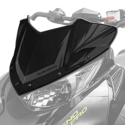 LOW SNO PRO WINDSHIELD - BLACK - ZR XF M PTA BC 2019
