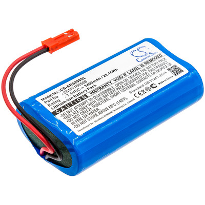7.4V 3400MAH 25.16WH BLUE 65.70 X 36.80 X 19.40MM Replacement