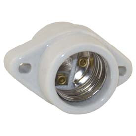 Interlight ILB-SOCK-PORC Medium Base Porcelain Socket Replacement Socket 250V