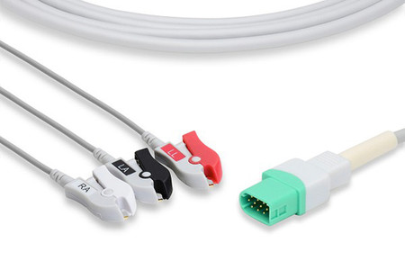 V12 DIRECT-CONNECT ECG CABLES PINCH/GRABBER