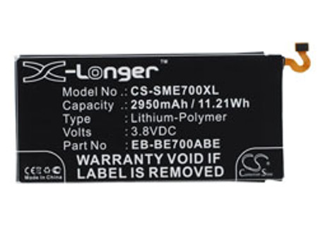 CS-SME700XL SAMSUNG MOBILE SMARTPHONE BATTERY BLACK