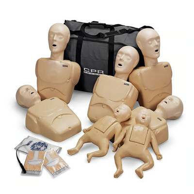 CPR Prompt Tan 7-Pack Medical Training Manikin Supplies