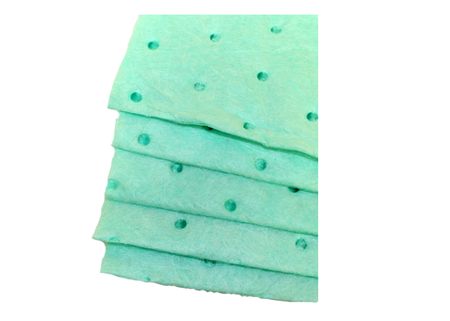 Chemically Resistant Green Quilted Bench Pad 15x18in 250/cs Replacement Lab Supply Highly Absorbent