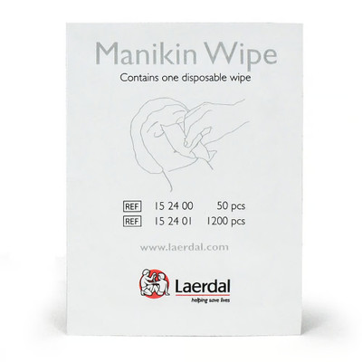 Resusci Manikin Wipes 50-Pack Cleaning Disposable Sanitizing Wipes Replacement