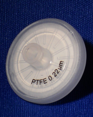 0.22 Micron PTFE Hydrophobic Membrane Syringe Filter 4mm