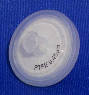 Interlight Nonsterile Syringe Filter 4mm 0.45micron PTFE Hydrophobic Membrane 200pk Replacement Lab Supply