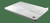 Slim Cool Waterproof Sealed Keyboard With Touchpad With MagFix And Backlight White