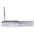AMPS: 0.108 - BASE: G13  MEDIUM 2 PIN  13MM CENTER-TO-CENTER - BULBSHAPE: T8 - LIFE: 50000 - LUMENS: 1850 - MOLIN: 22.60 - VOLTS: 120 - WATTS: 13