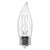 LED 4W B10 Candelabra Dimmable White Filament Selectable Color 2-Pack Replacement