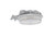 55W LED D2D Fixture 120-277V 0-10V Dimmable Sel CCT Type V Dist Gray Finish w Photocell Replacement