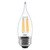 LED 4W B10 Bent Tip Dimmable TruLine 2700K Soft White 13-Year Life 2-Pack Replacement