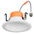 LED 4IN Retrofit Downlight Kit 650 Lumens Sel CCT Baffle Trim E26 Base White Finish Replacement