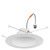LED 5IN6IN Retrofit Downlight Kit 700 Lumens 3000K Warm White Smooth Trim E26 Base White Finish Replacement