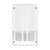 30W LED Mini Non-Cutoff Wall Pack 120-347V 0-10V Dimmable Sel CCT White Finish with Photocell Replacement