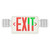 LED Exit Sign Thin Single Face White Remote-Capable Self-Diagnostic Replacement