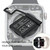 Smartwatch Battery 200mAh 3.85V Black 0.77Wh Li-Polymer