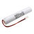 Emergency Lighting Battery 2.4Ah 6V White 14.4Wh Ni-CD Replacement