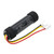 IN-0179144 Speaker Battery 2.6V 3.7Ah Black 9.62Wh Li-ion Replacement