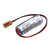 PLC Battery 2.2V 3Ah White 6.6Wh Li-MnO2 Primary Battery Non-rechargeable Replacement