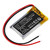 3D Glasses Battery 0.1Ah 3.7V Black 0.37Wh Li-Polymer Replacement
