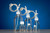 1L PETG Square Storage Bottle Bi-Directional TPE Tube 60cm 0.125 in ID 0.25 in OD Male Luer Replacement